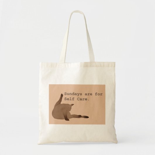 Bag - Cat funny Quote Tote Bag (Voorkant)