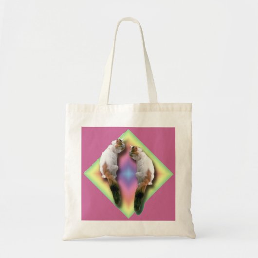 Bag - Cat Reflected Tote Bag (Voorkant)