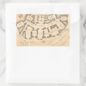 Bag Einde Rechthoekige Sticker (Tas)