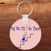 "Bag Em tot ik er ben", ademhalingscadeautjes Sleutelhanger (Voorkant)