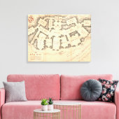 Bag End Canvas Afdruk (Insitu (Woonkamer))