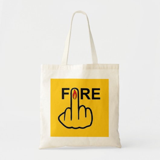Bag Fire Flip Tote Bag (Voorkant)