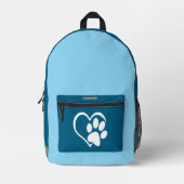 Bag for Dog Walks Bedrukte Rugzak (Voorkant)