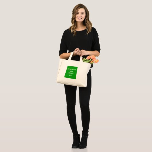 Bag - Groene krijt Mini Tote Bag (Voorkant (model))