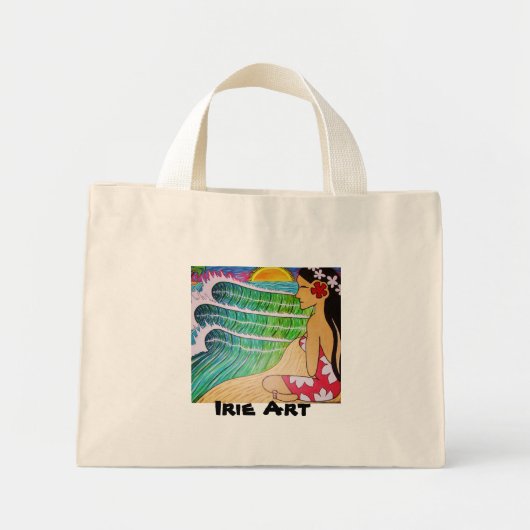 Bag- Hinano Girl Sunset Mini Tote Bag (Voorkant)