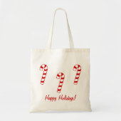 Bag - Holiday Candy Canes Tote Bag (Voorkant)