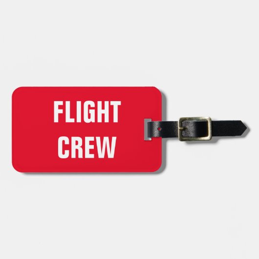 BAG-LABEL - cockpitpersoneel Bagagelabel (Voorkant horizontaal)