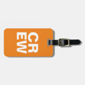 BAG-LABEL - CREW BAGAGELABEL (Voorkant horizontaal)