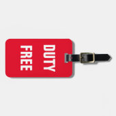 BAG-LABEL - Duty Free Bagagelabel (Voorkant horizontaal)