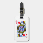 BAG-LABEL - Hartenkoningin Bagagelabel (Voorkant verticaal)