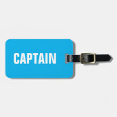 BAG-LABEL - kapitein Bagagelabel (Voorkant horizontaal)