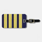 BAG-LABEL - Kapitein Stripes Bagagelabel (Voorkant horizontaal)