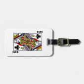 BAG-LABEL - Koningin der Clubs Bagagelabel (Voorkant horizontaal)