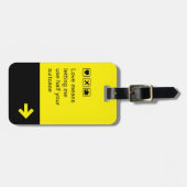 BAG LABEL - Liefde betekent.. Bagagelabel (Voorkant horizontaal)