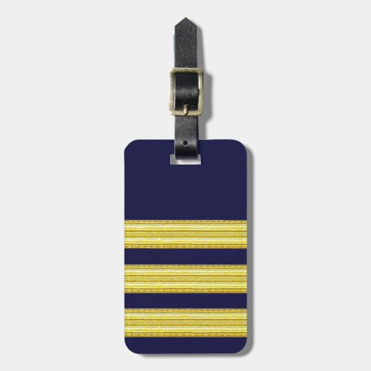 BAG-LABEL - Pilootstapes Bagagelabel (Voorkant verticaal)