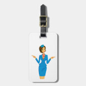 BAG-LABEL - Uitgangen Bagagelabel (Voorkant verticaal)