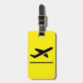 BAG-LABEL - vertrek Bagagelabel (Voorkant verticaal)