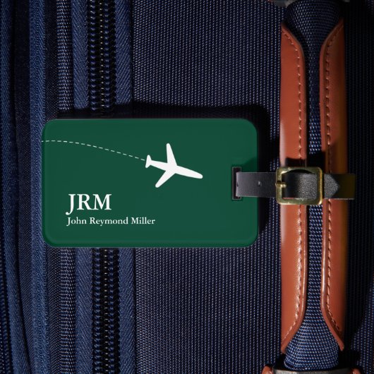 Bag Labels voor Vliegtuig Reisbagage (Voorkant Insitu 4)