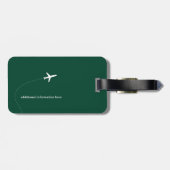 Bag Labels voor Vliegtuig Reisbagage (Achterkant horizontaal)