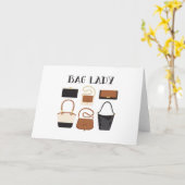 Bag Lady Kaart (Gele Bloem)