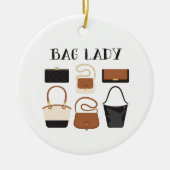 Bag Lady Keramisch Ornament (Voorkant)