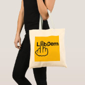 Bag Lib Dem Flip Tote Bag (Voorkant (product))