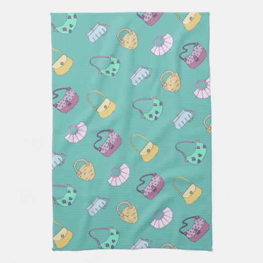 Bag Lovers Doodle Theedoek (Verticaal)