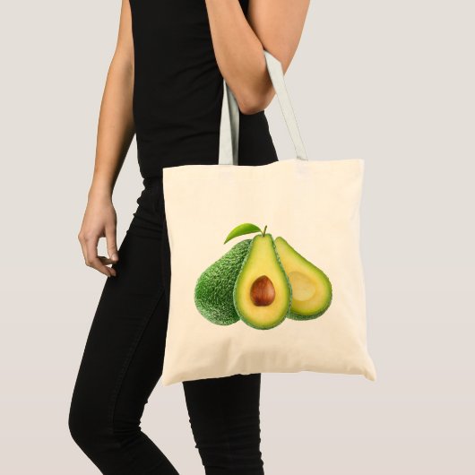 Bag met avocado tote bag (Voorkant (product))
