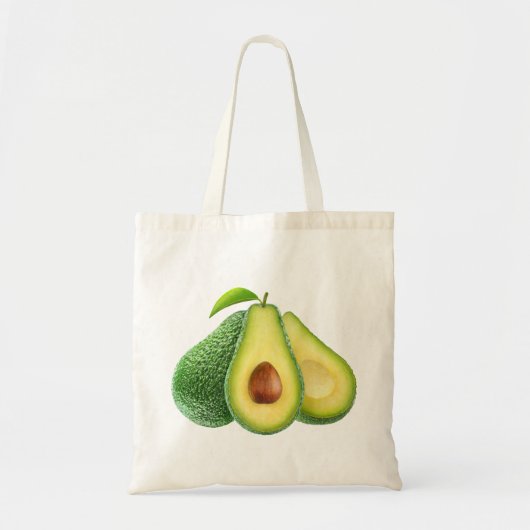 Bag met avocado tote bag (Voorkant)