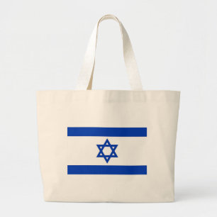 Bag met vlag Israël Grote Tote Bag