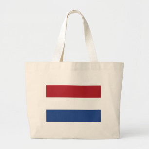 Bag met vlag Nederland Grote Tote Bag