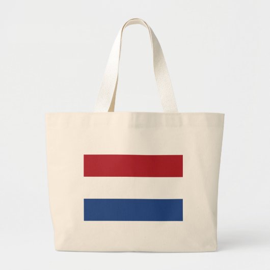 Bag met vlag Nederland Grote Tote Bag (Voorkant)