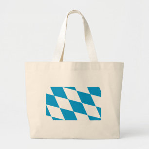 Bag met vlag van Beieren Grote Tote Bag