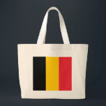 Bag met vlag van België Grote Tote Bag<br><div class="desc">Bag met vlag van België. Dit product is aanpasbaar.</div>