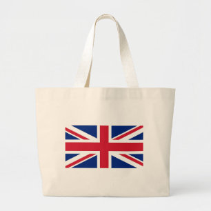 Bag met vlag van het Verenigd Koninkrijk Grote Tote Bag