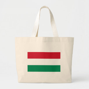 Bag met vlag van Hongarije Grote Tote Bag