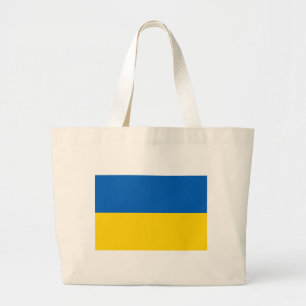 Bag met vlag van Oekraïne Grote Tote Bag