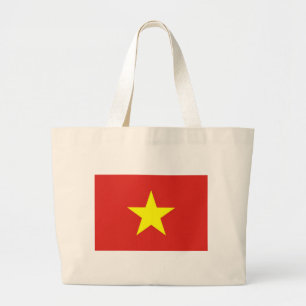 Bag met vlag Vietnam Grote Tote Bag