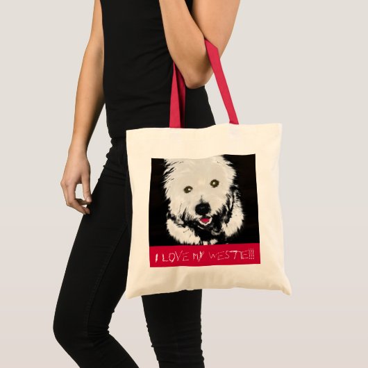 Bag met Westie Terrier Tote Bag (Voorkant (product))
