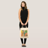 Bag met Zwemkleurig vogelontwerp Tote Bag (Voorkant (model))