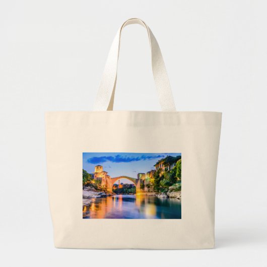 Bag Mostar Bosnië en Herzegovina Grote Tote Bag (Voorkant)