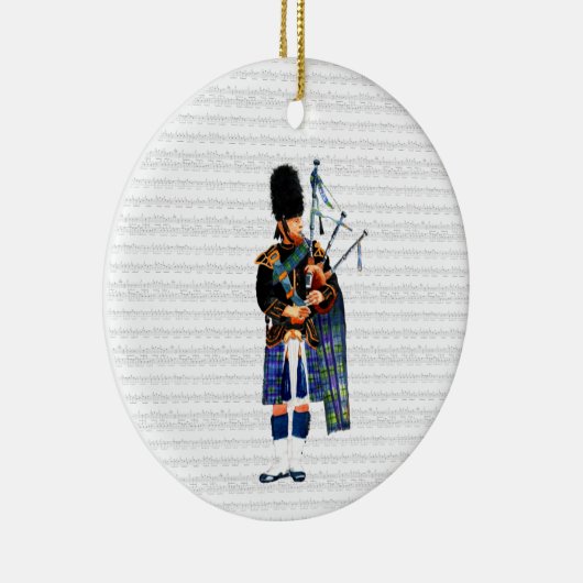 Bag Piper Ornament (Rechts)