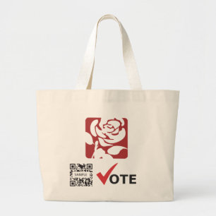 Bag Sjabloon Labour Party Grote Tote Bag
