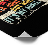 Bag Some Rays I Don't Always Roll A Joint, But Whe Poster (Hoek)