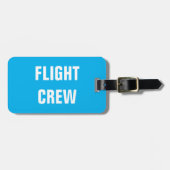 BAG TAG - Vluchtpersoneel Bagagelabel (Voorkant horizontaal)