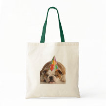 BAG    TOTEBULLDOG BIRTHDAY AANGEPAST