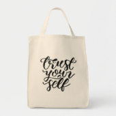 Bag Trust yourself Tote Bag (Voorkant)