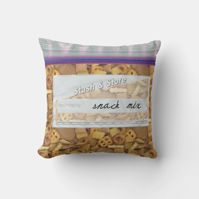 Bag van Snack Mix Snacks Decoratief Sierkussen (Voorkant)