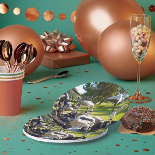 Bag vol Golfclusters, Borden van papierpartijen Papieren Bordje (Multi)