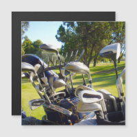 Bag vol met Golfclubs, magnetisch Kaart